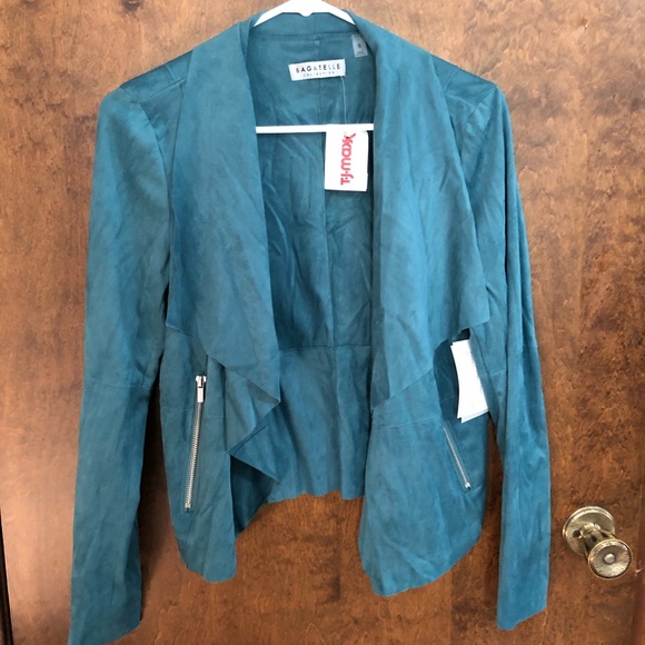 Suede Blue Jacket - Picture 1 of 4